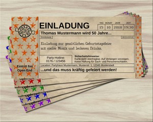 Einladung Geburtstag Eintrittskarte Vorlage Einladung Geburtstag Eintrittskarte Vorlage