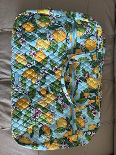 Nuevo bolso de mano Vera Bradley Grand Traveler en algodón Lemon Grove - Imagen 11 de 11
