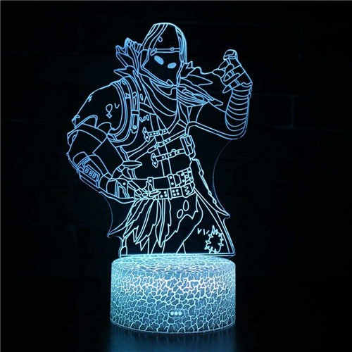 3D Nachtlicht Spiel Fortnite 16 Farben Tischlampe Zimmer Dekor Kinder Geschenk - Bild 38 von 45