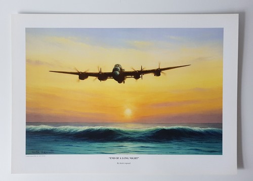 Keith Aspinall - End of a Long Night - WW2 Aviation Art Print - Picture 1 of 2