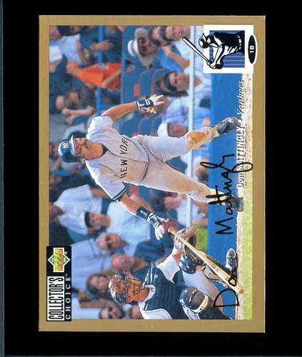 1994 Collector's Choice Gold Signature #192 Don Mattently quasi nuovo - Foto 1 di 2