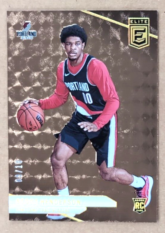 2023-24 Elite Gold #233 Scoot Henderson #9/10