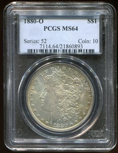 1880-O-1-PCGS-MS64