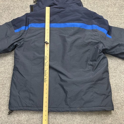 Avalanche Men's XL Waterproof Ski Jacket Parka Coat Insulated Blue Full Zip NEW - Picture 9 of 10