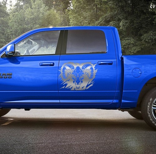 Calcomanía Ram Skull, calcomanía para capó de camioneta, calcomanía Ram Hood grande, se adapta a Dodge - Imagen 4 de 10