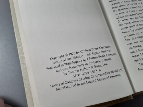 Engelman's Autocraft Book Chilton's 1970 - Picture 3 of 4