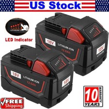 2PACK 12.0AH FOR Milwaukee 48-11-1812 M18 18V Lithium High Output HD12.0 Battery