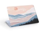 Abstract MOUNTAIN Line Art LAPTOP SKIN Decal Sticker - Custom Size