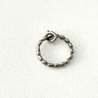 Vintage 925 Sterling Silver Mini Band Ring Charm Pendant