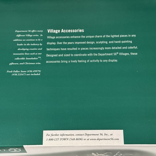 Department 56 Mill Creek Campsite 52894 Village Accessories Complete In Box - Picture 2 of 13