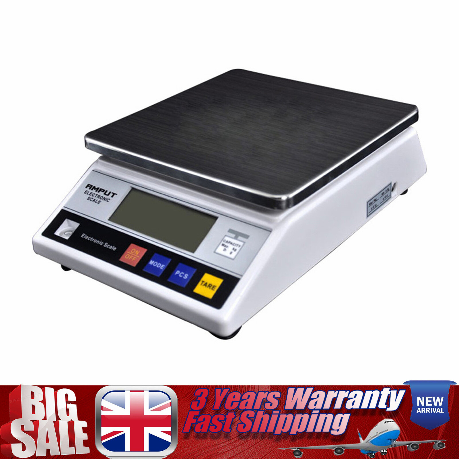 7.5Kg*0.1g Lab Digital Balance Scale Electronic Precision Counting Weigh Scale