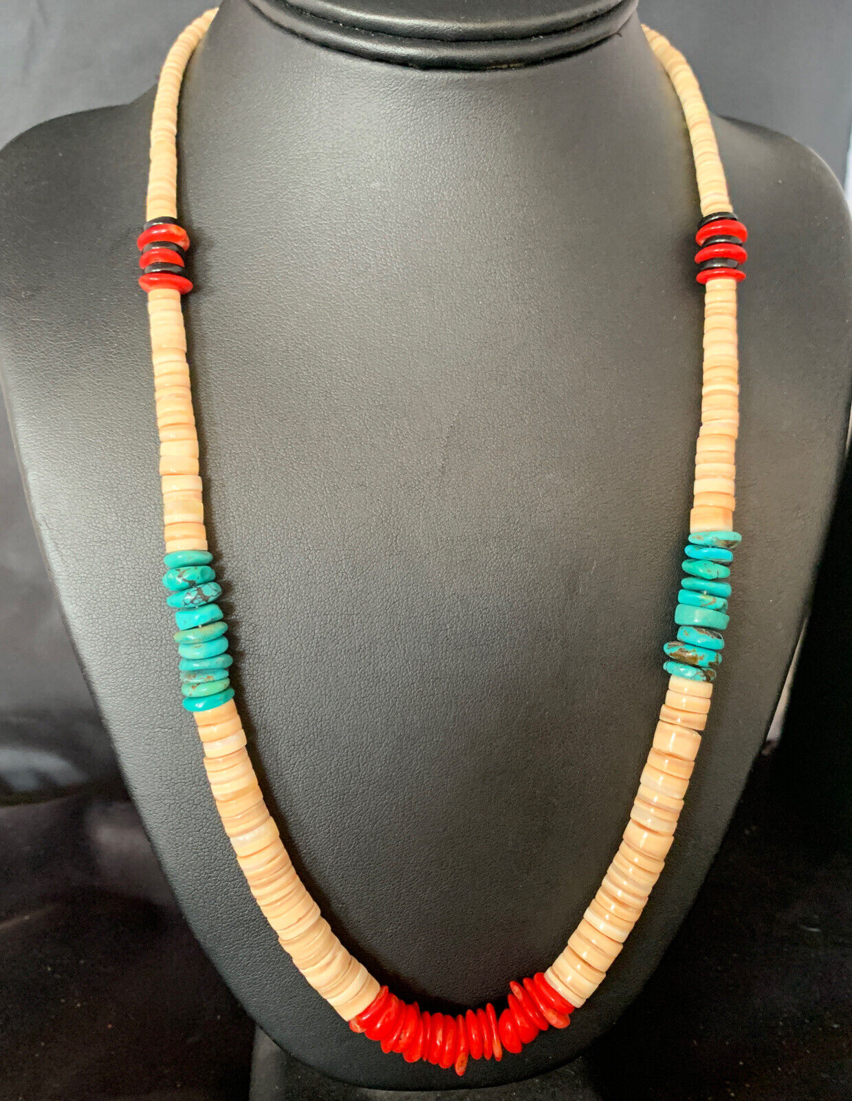 233 Gram Vintage Santo Domingo Spiny Oyster Necklace 233 Gram Vintage Santo Domingo Spiny Oyster Necklace