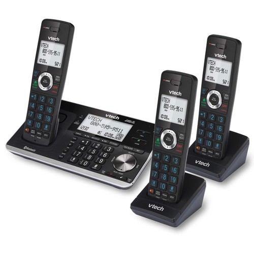 VTech IS7256-3 3-Handset Connect to Cell, Smart Call Blocker & Answering System™ - Picture 4 of 5