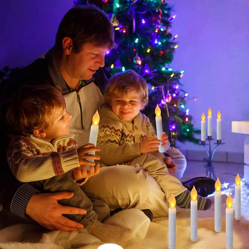 LED Flameless Flickering Tea Light Tealight Candle Battery Included Decor 6-36x - Picture 8 of 17
