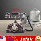Vintage Telefon Obrotowy Europejski Wiktoriański styl lat 60. Biurko Dial Telefon