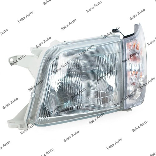 1Set GLASS Head lights+Corner lamp For Toyota LAND CRUISER PRADO LC90 1996-2002 - Picture 6 of 16