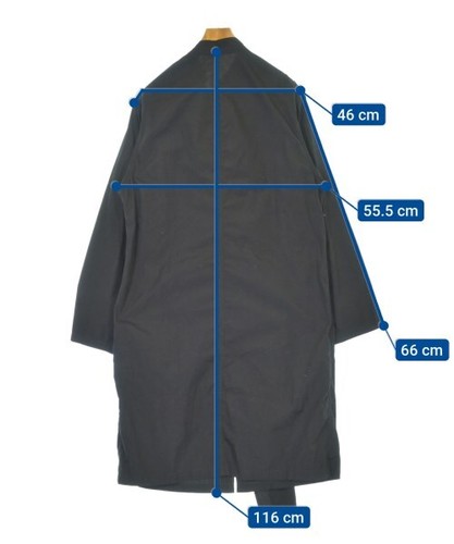 Manteaux yohji yamamoto POUR HOMME (autre) noir 3 (environ M) vendu 2200553159011