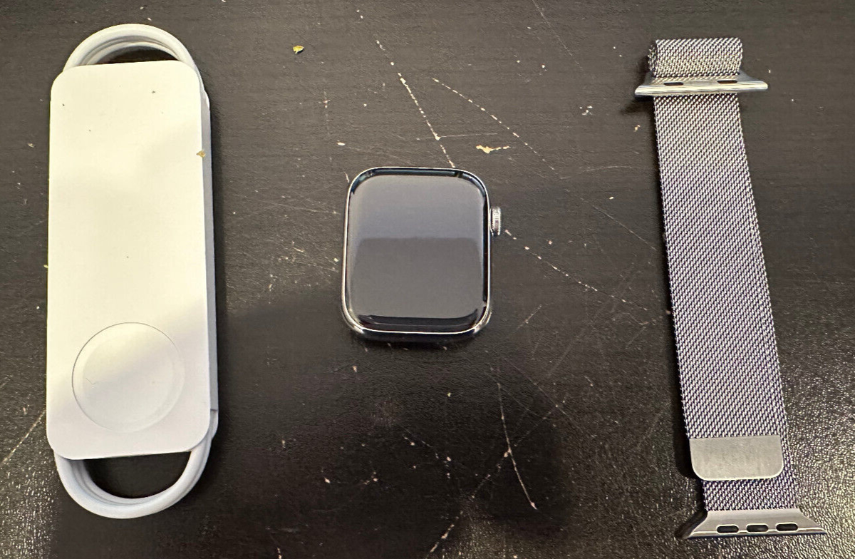 Apple Watch Series 8 GPS Cellular 45mm Silver Stainless Apple Watch Series 8 GPS Cellular 45mm Silver Stainless