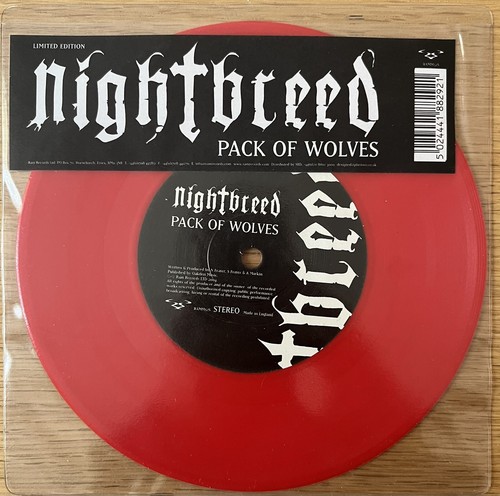 Nightbreed - Pack Of Wolves 7" vinyl Ram Records Jungle Drum’n’bass Andy C Mint