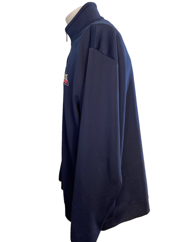 Antigua Men's 1/4 Zip Pullover "Arizona" Navy Blue XXL - Picture 3 of 5