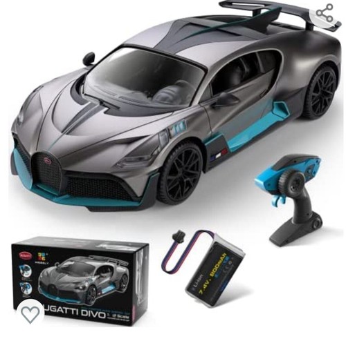 MIEBELY Remote Control Car, 1/12 Bugatti Divo Toy Car High Speed 12Km/h, 2.4Ghz - 第 1/5 張圖片