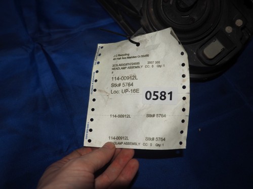 2005-2007 Chrysler 300 Driver Left Headlight Halogen Genuine OEM W/Warranty - Picture 7 of 7