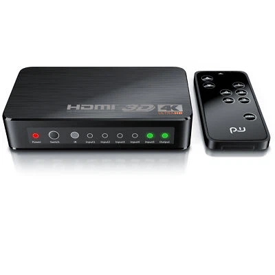 Primewire UHD 5-Port HDMI Switch Umschalter 4K Ultra HD HDMI Switch 60 Hz