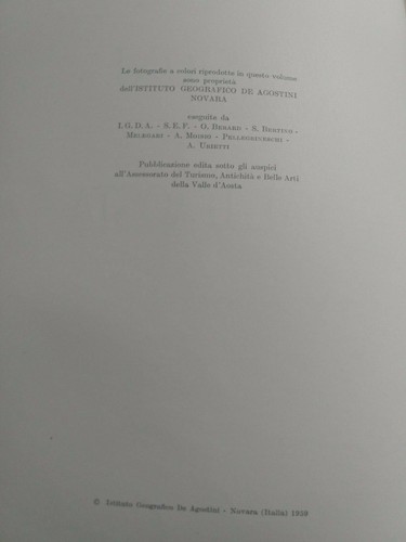 Visioni della Val d'Aosta - Istituto Geografico de Agostini Novara - 1959 - Imagen 3 de 9