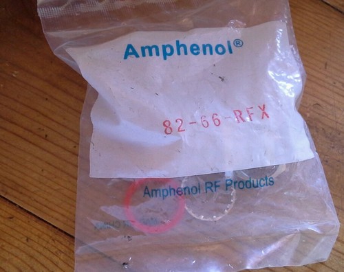 31C7129 Amphenol Rf 82-66-Rfx Bulkhead Adapter, N Jack-N Jack - Picture 1 of 2