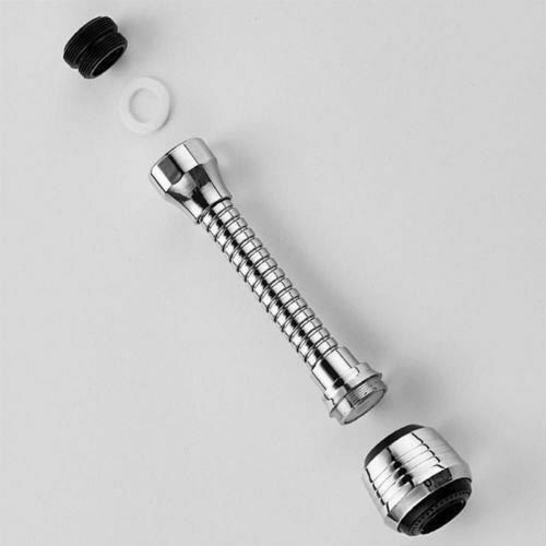US 360° Swivel Tap Aerator Sink Mixer Extender Faucet Nozzle Dual Spray Kitchen - Picture 5 of 12