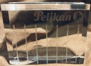 Pelikan Pen Lucite Display//Holder Pen Stand