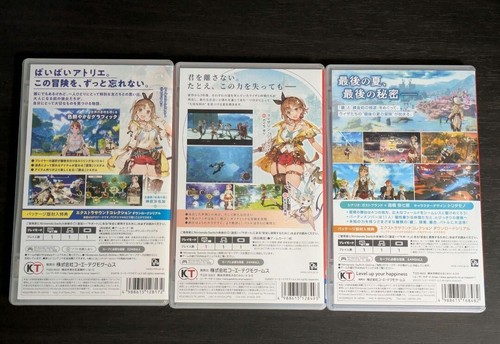 Nintendo Switch Atelier Ryza 1 & 2 & 3 Complete set of 3 Tested Games Japanese - Picture 2 of 6