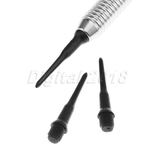 Soft Tip Replacememt Nylon Point Soft Tip Darts Black 100 Pcs Hunting Tool Set - Picture 7 of 10