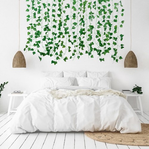 Freyalife Fake Vines Room Decor 12 Pack 84 Feet Aesthetic Artificial Plant Ivy - Picture 2 of 8