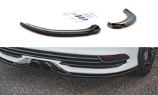 CUP Heckstoßstangen Diffusor Seiten Ansätze SCHWARZ für  Ford Focus MK3 ST FL V2