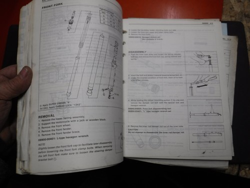 Suzuki GSXR1100W 1991-1993 SERVICIO DE REPARACIÓN DE FÁBRICA MANUAL MANTENIMIENTO OEM - Imagen 4 de 9