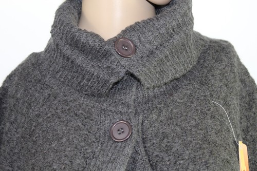 Cárdigan corto WARM cuello alto largo bolero chaleco NUEVO talla 40 42 44 - Imagen 7 de 14