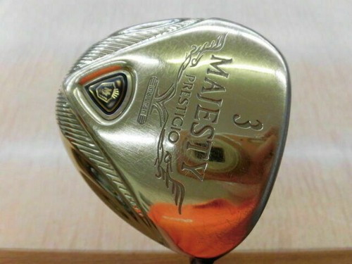 GOLF CLUBS FAIRWAY WOOD MARUMAN MAJESTY PRESTIGIO GOLD PREMIUM 3W LOFT-16 R-FLEX - Picture 1 of 4