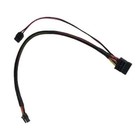 Dual SATA 15P SSD Optical Drive Power Cable 18AWG for DELL 3653 3650 3655