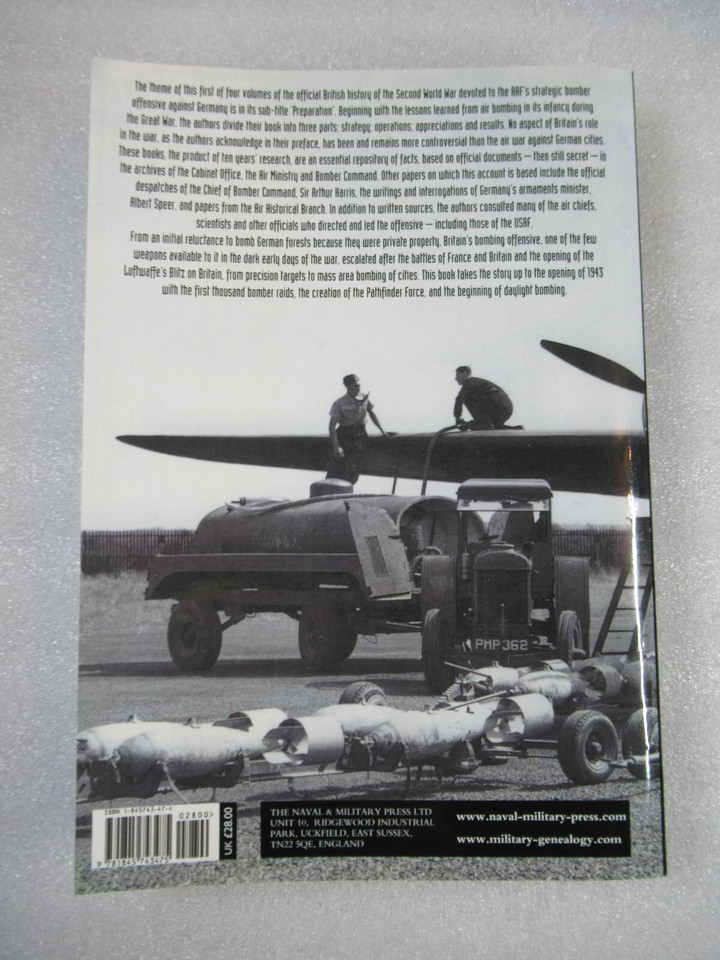 The Strategic Air Offensive against Germany 19391945 Vol I