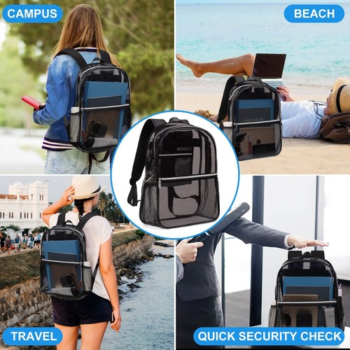 Clear Backpack Heavy Duty Large TPU Transparent Backpacks See Through Backpac... - Picture 5 of 6