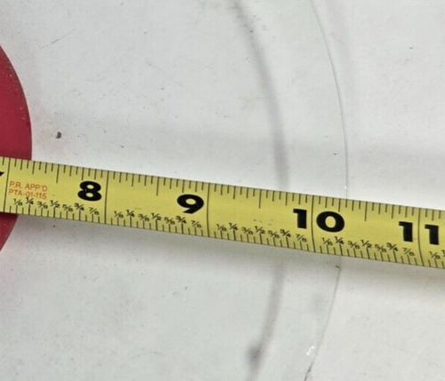 Vintage Cola Glas Scheibe Kreis Knopf 10 1/4 in sehr original Stück - Bild 4 von 5