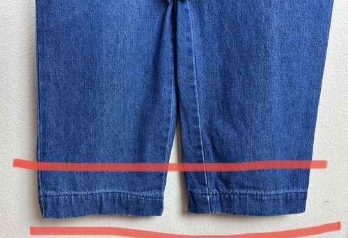 VTG 90s LEE Denim Trouser Jeans WOMENS 31x31 ACTUAL Relaxed Fit Ultra High Waist - Imagen 7 de 14
