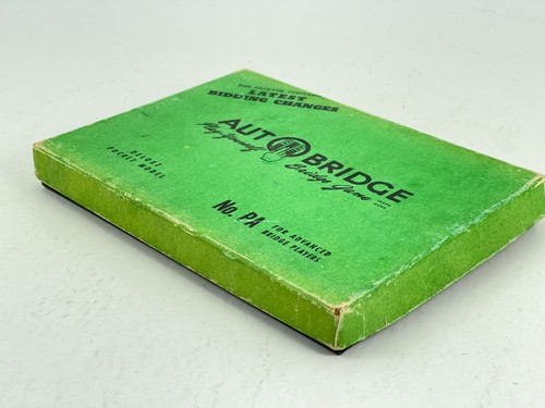 Vintage 1958 Bridge Autobridge Card Playing Game Play Yourself Manuals Cards USA - Picture 12 of 15