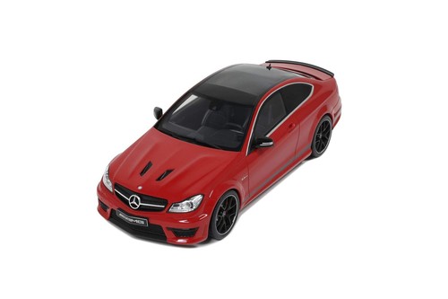 GT Spirit 2014 Mercedes Benz C63 AMG Edition 507 Coupe Fire Opal Red 1:18 GT920 - Picture 10 of 14