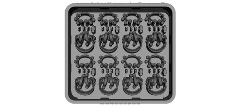 BSK Model BSKC35009 - German Tank Crew Headphone Set (3D Printed), 1/35 scale