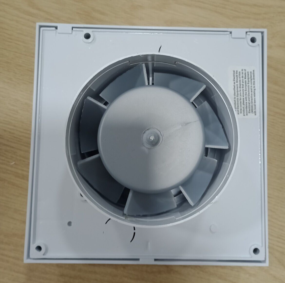 Silavent SVC100HTB Extractor Shuttered Axial Fan with Humidstat 4 Inch