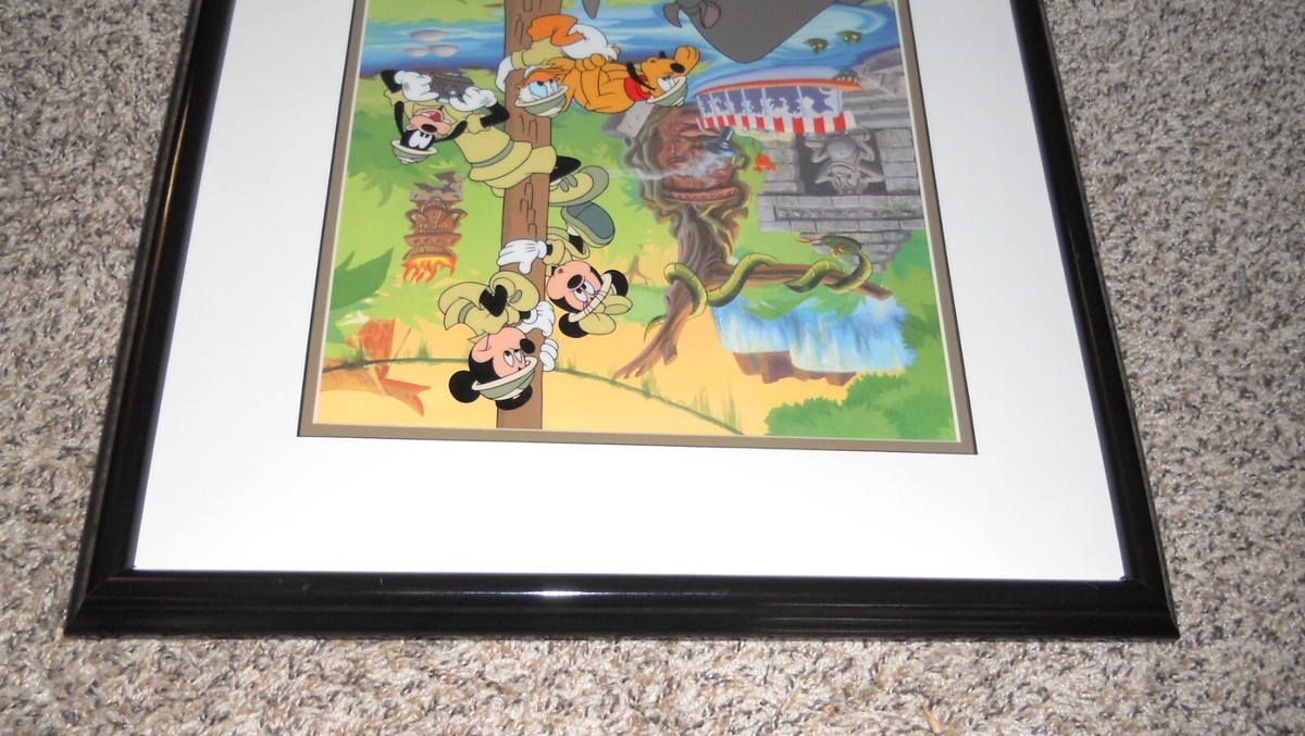 Disney - ディズニー　セリセル　Fab5 at ink&paint Disney Fab Five Safari Surprise Animation Sericel Print w