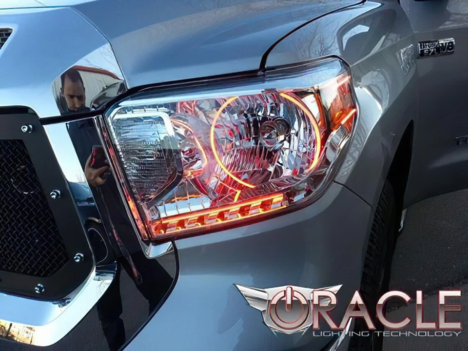 Kit de halo de faros LED ORACLE Lighting 2014-2017 para Toyota Tundra 2967-504 Foto 3 de 4