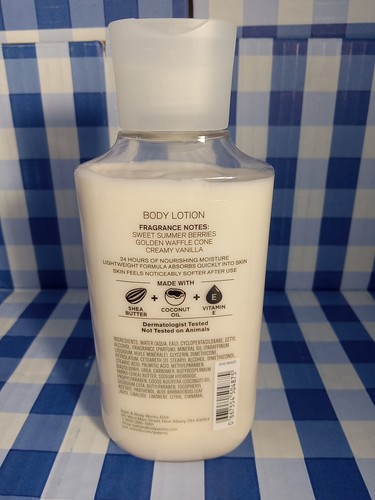 Bath & Body Works Berry Waffle Cone Body Lotion 8oz-- Retired Scent - Picture 2 of 2